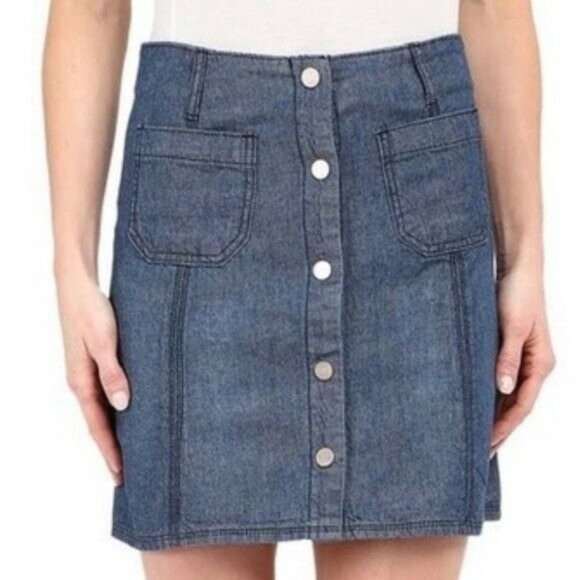 Sanctuary Dresses & Skirts - Sanctuary Womens Denim Marianne Mini Skirt, Blue, 31